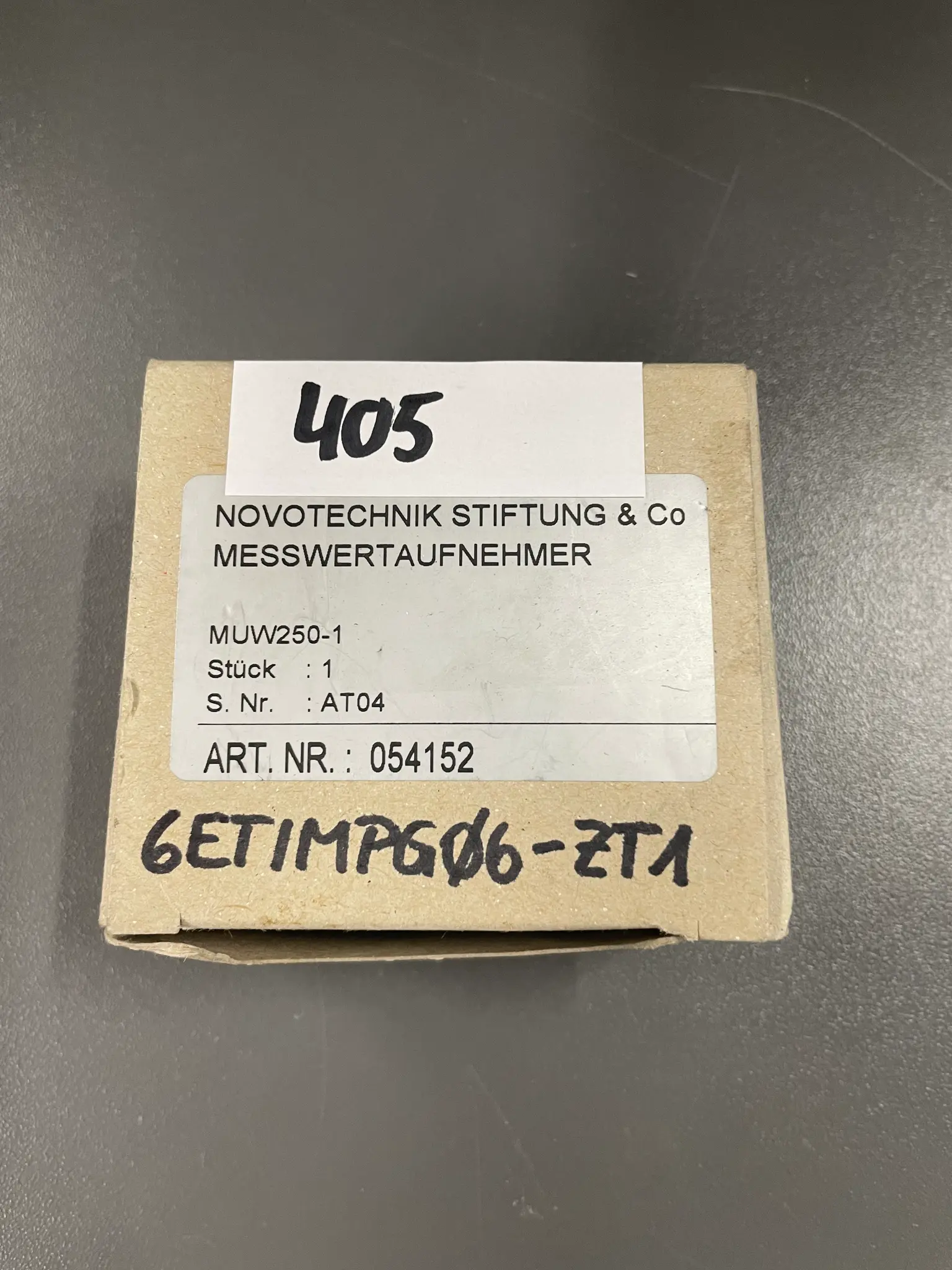 Produktfoto 1 von Messwertaufnehmer MUW250-1 Potentiometrischer Sensor
