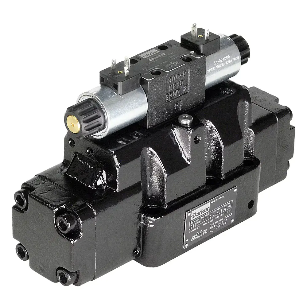 Produktfoto 1 von 4/3 Wegeventil NG25 G24V= m. Endschalter