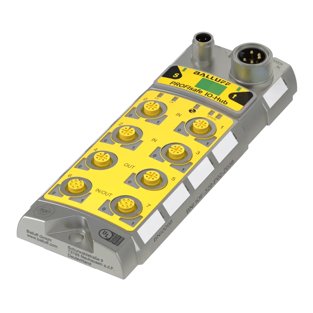 Produktfoto 1 von IO-Link sicheres E/A-Modul, 12DI, 2DO
