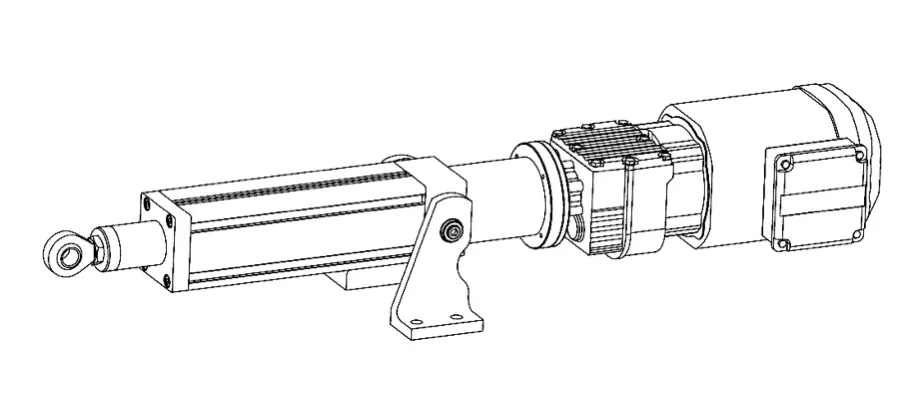 Produktfoto 1 von E-Hubzylinder TV-30 AP 25KN, Hub=100mm