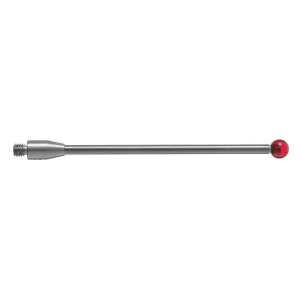 Produktfoto 1 von M3 Ø4 mm Rubinkugel, Hartmetallschaft, L 50 mm, EAL 46 mm