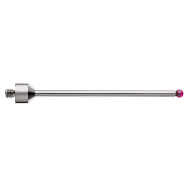 Produktfoto 1 von M5 Ø5 mm Rubinkugel, Hartmetallschaft, L 75 mm, EAL 66 mm