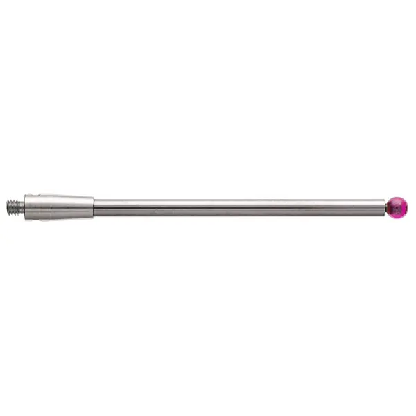 Produktfoto 1 von M2 Ø2,5 mm Rubinkugel, Hartmetallschaft, L 40 mm