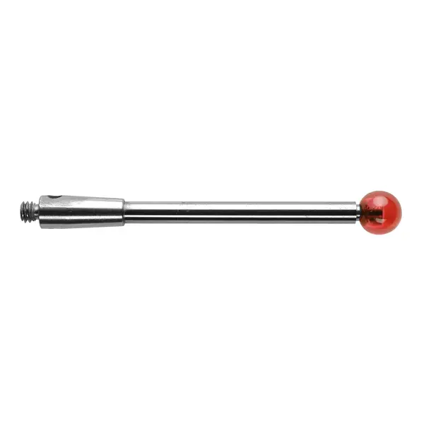 Produktfoto 1 von M2 Ø3 mm Rubinkugel, Hartmetallschaft, L 30 mm, EAL 27 mm
