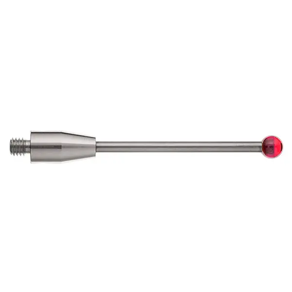 Produktfoto 1 von M4 Ø5 mm Rubinkugel, Hartmetallschaft, L 50 mm