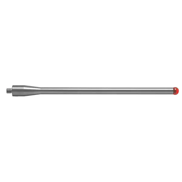 Produktfoto 1 von M4 Ø5 mm Rubinkugel, Schaft aus rostfreiem Stahl, L 100 mm, EAL 83,2 mm