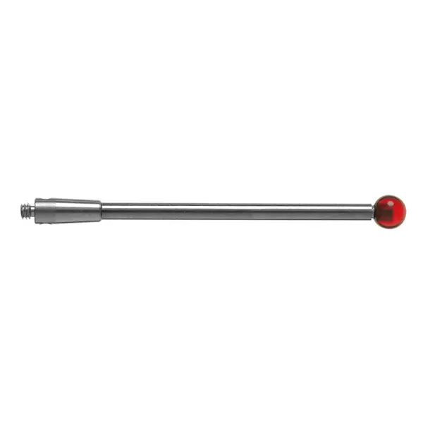 Produktfoto 1 von M2 Ø4 mm Rubinkugel, Hartmetallschaft, L 40 mm, EAL 40 mm