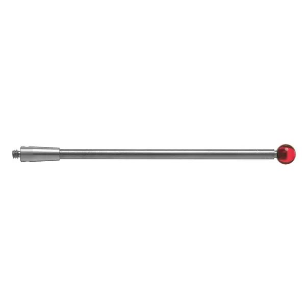 Produktfoto 1 von M2 Ø4 mm Rubinkugel, Hartmetallschaft, L 50 mm, EAL 50 mm
