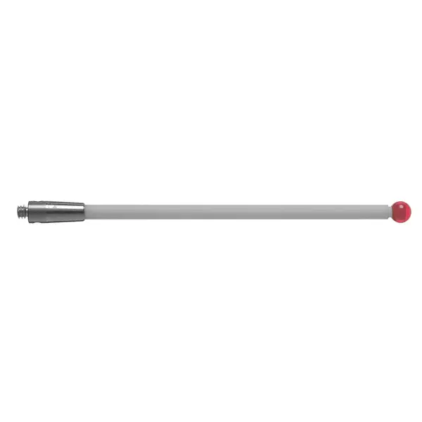 Produktfoto 1 von M2 Ø3 mm Rubinkugel, Keramikschaft, L 50 mm, EAL 47 mm