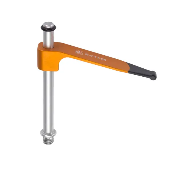 Produktfoto 1 von 57,5 mm Federspanner mit weicher Spitze, 68,1 mm Säule und M6 Gewinde
