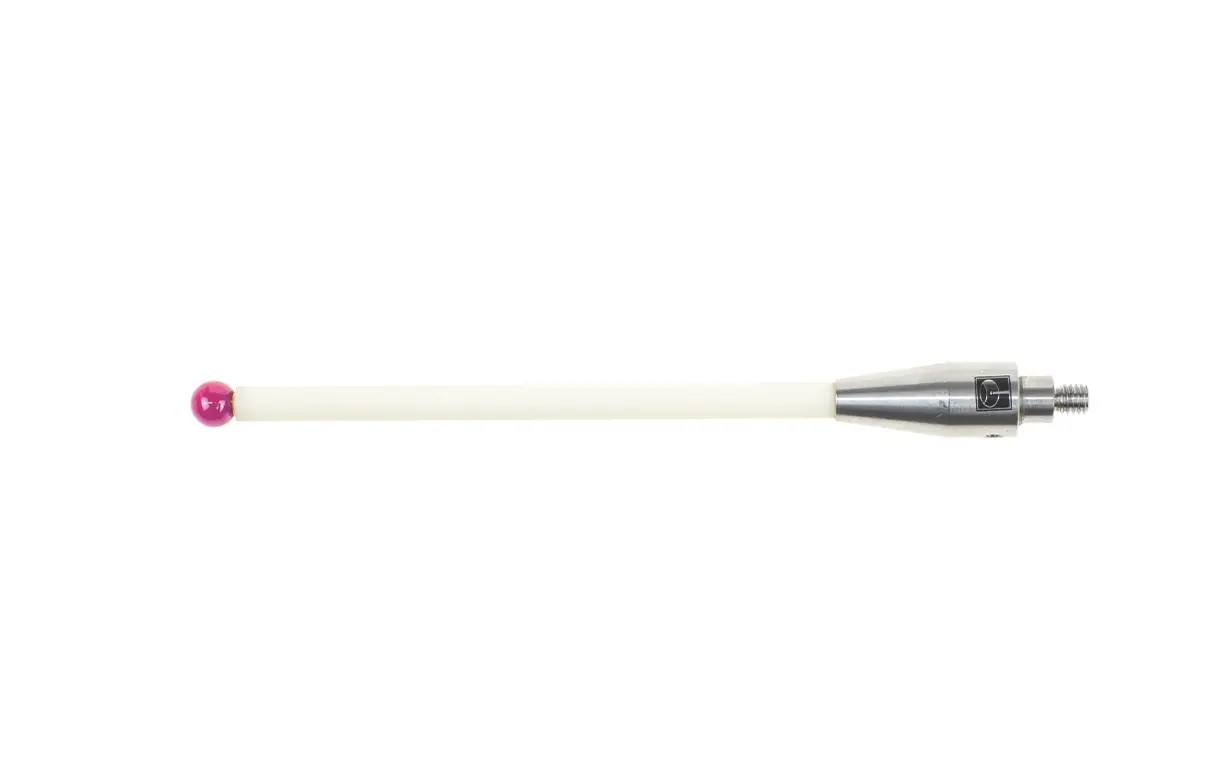 Produktfoto 1 von M4 Ø 6 mm Rubinkugel, Keramikschaft, L 100 mm, EAL 7 mm, für BLUM Spindeltaster