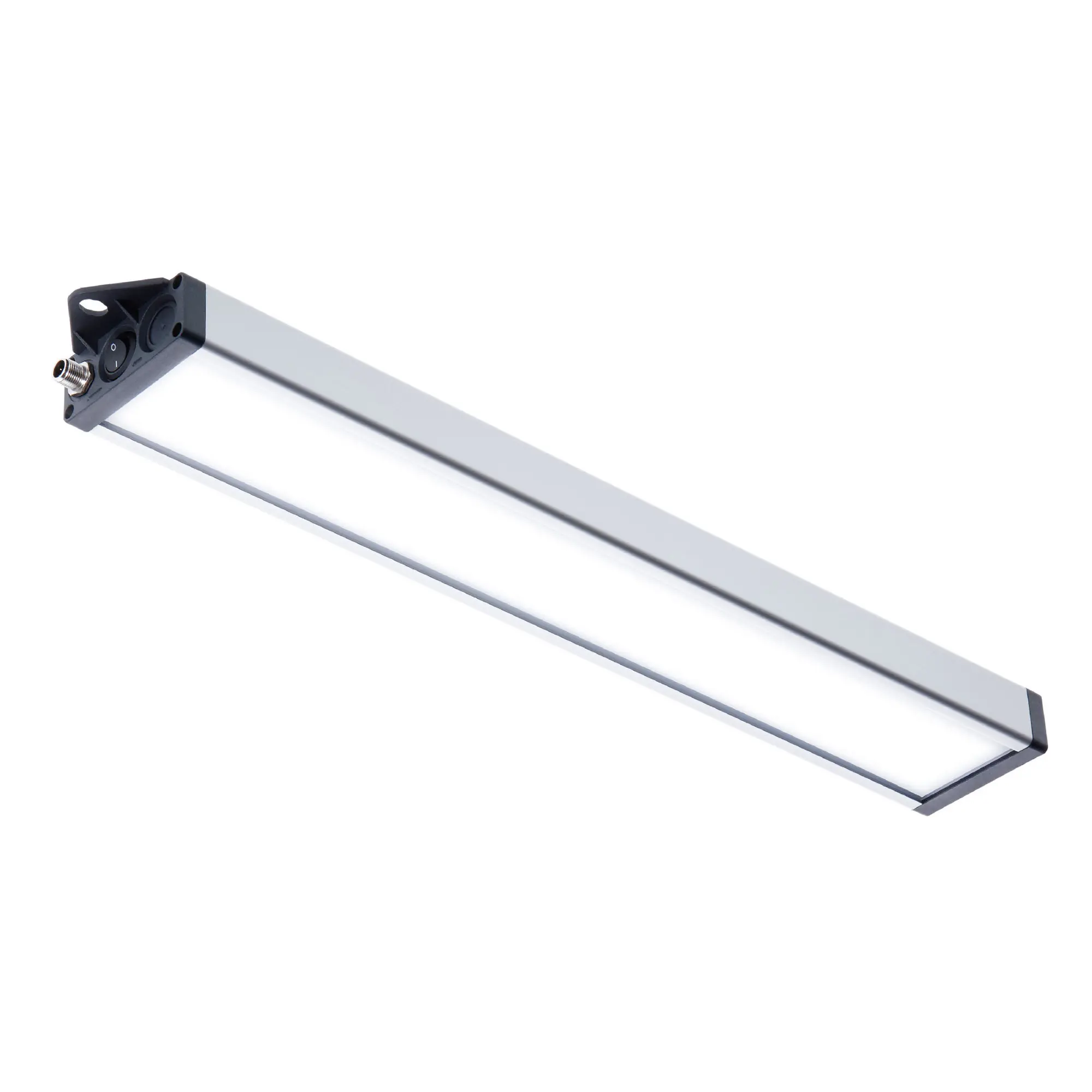 Produktfoto 1 von UNILED SL DC, 1545mm, Abdeckung Mikroprismen, 100°, ~72W, M12-A, 24V DC