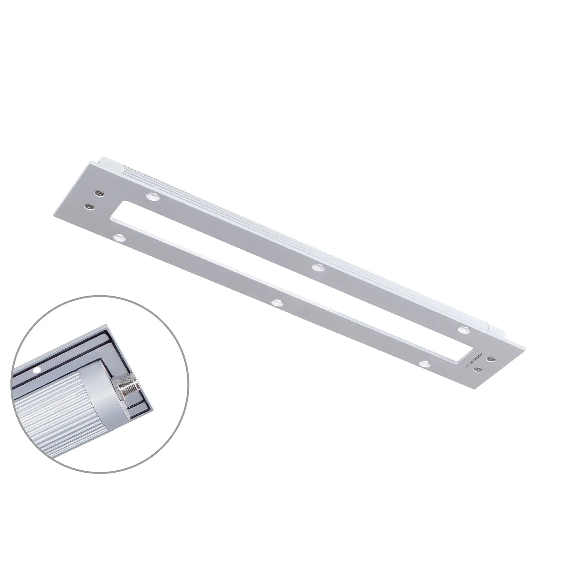 Produktfoto 1 von TUBELED_40 II integrated Power, Frontblende 220 x 74mm, 100°, ~8W, M12-A, 24V DC