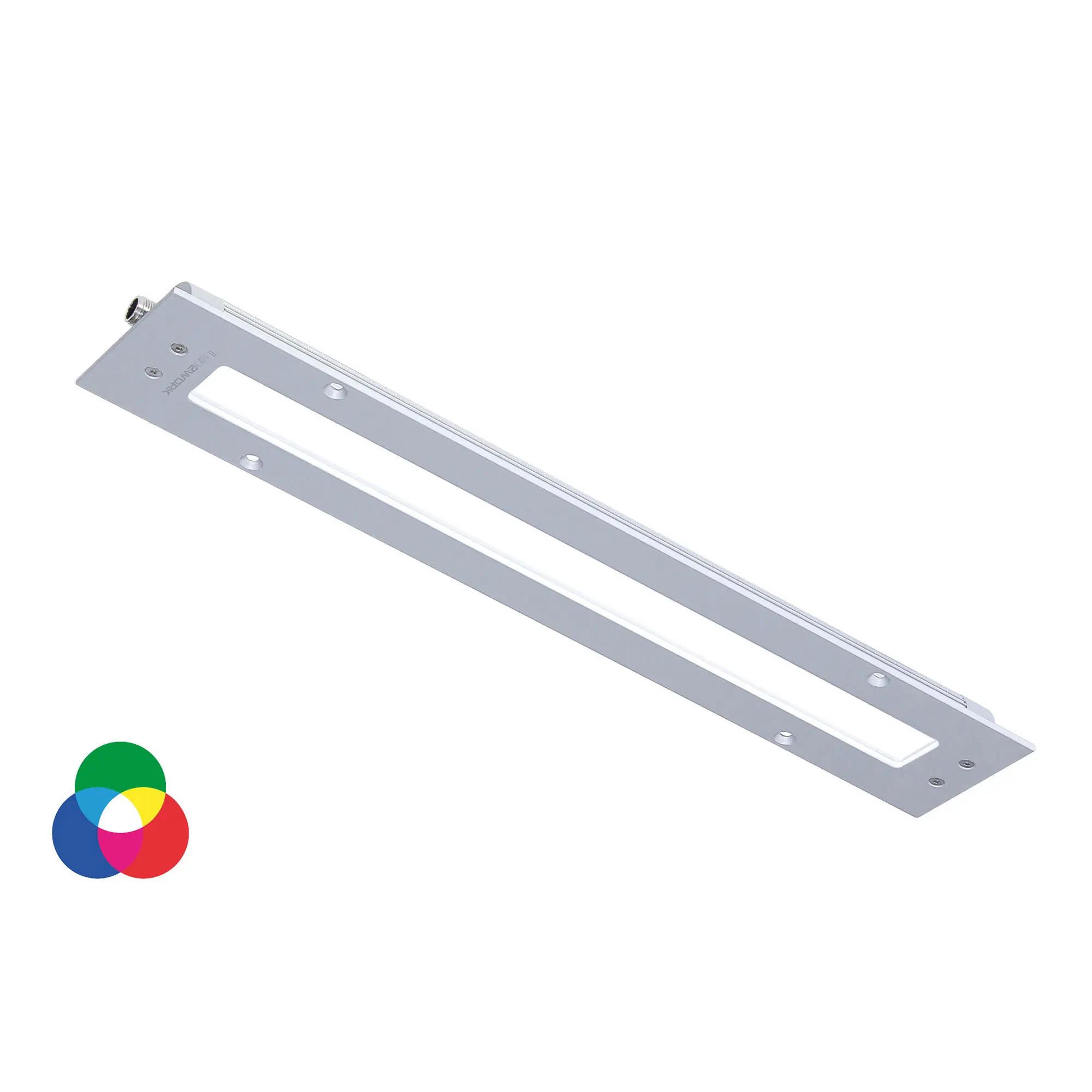 Produktfoto 1 von TUBELED_40 II integrated RGB-W Power, Frontblende 700 x 78mm, 100°, ~18W (R)/~5W (G)/~18W (B) + ~19W (W), M12-A, 24V DC