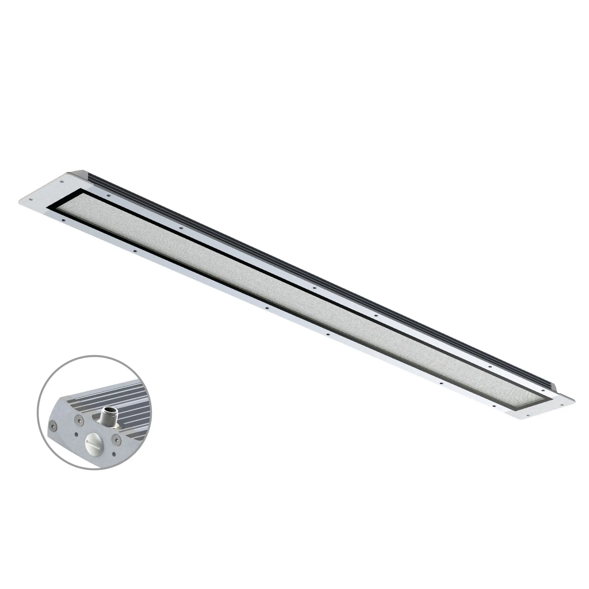 Produktfoto 1 von FIELDLED EVO Einbau, M12-A rückseitig, Einbaumaß 790 x 96 x 30mm, 100°, ~58W, 24V DC