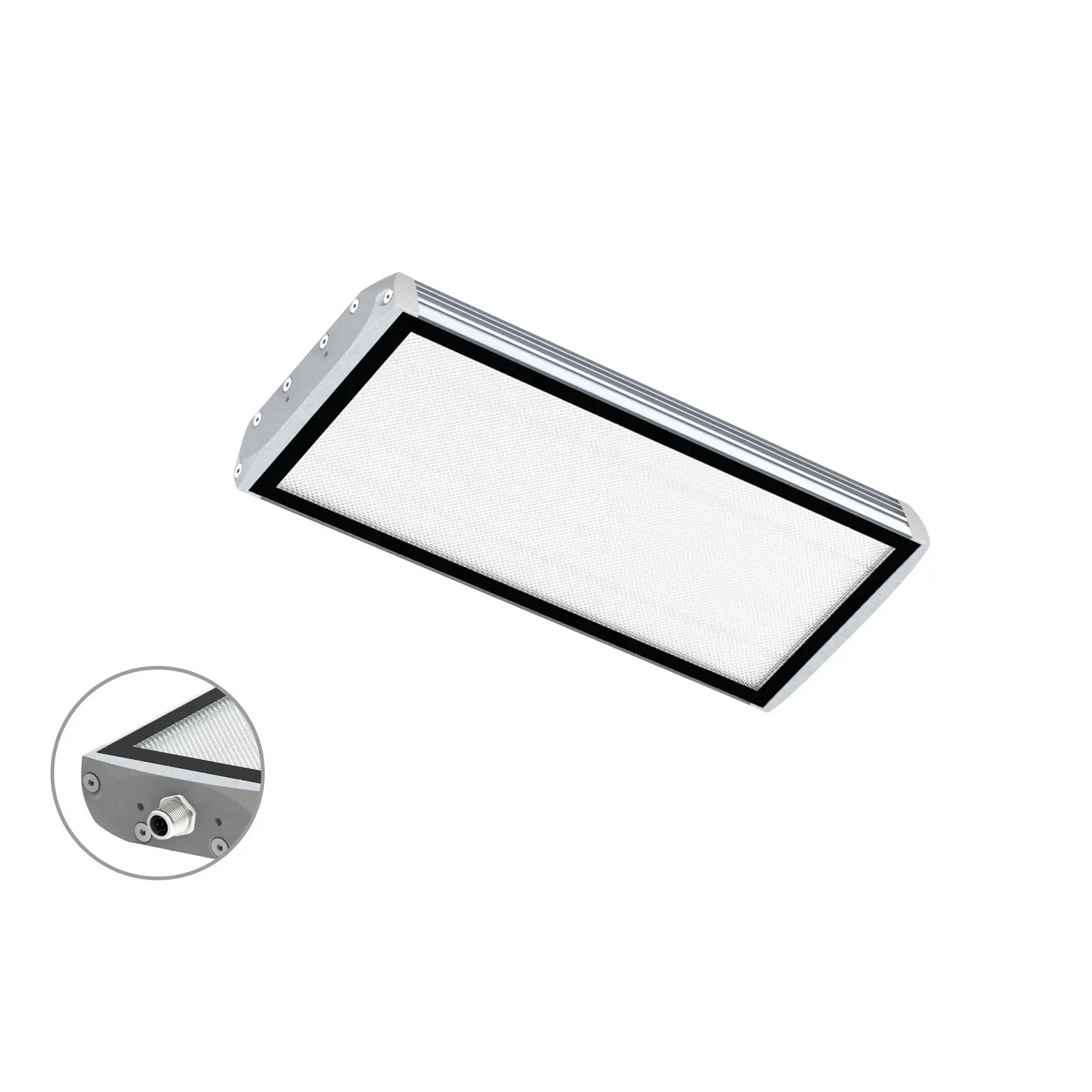 Produktfoto 1 von FIELDLED EVO Aufbau, M12-A stirnseitig, 370 x 150mm, 100°, ~43W, 24V DC