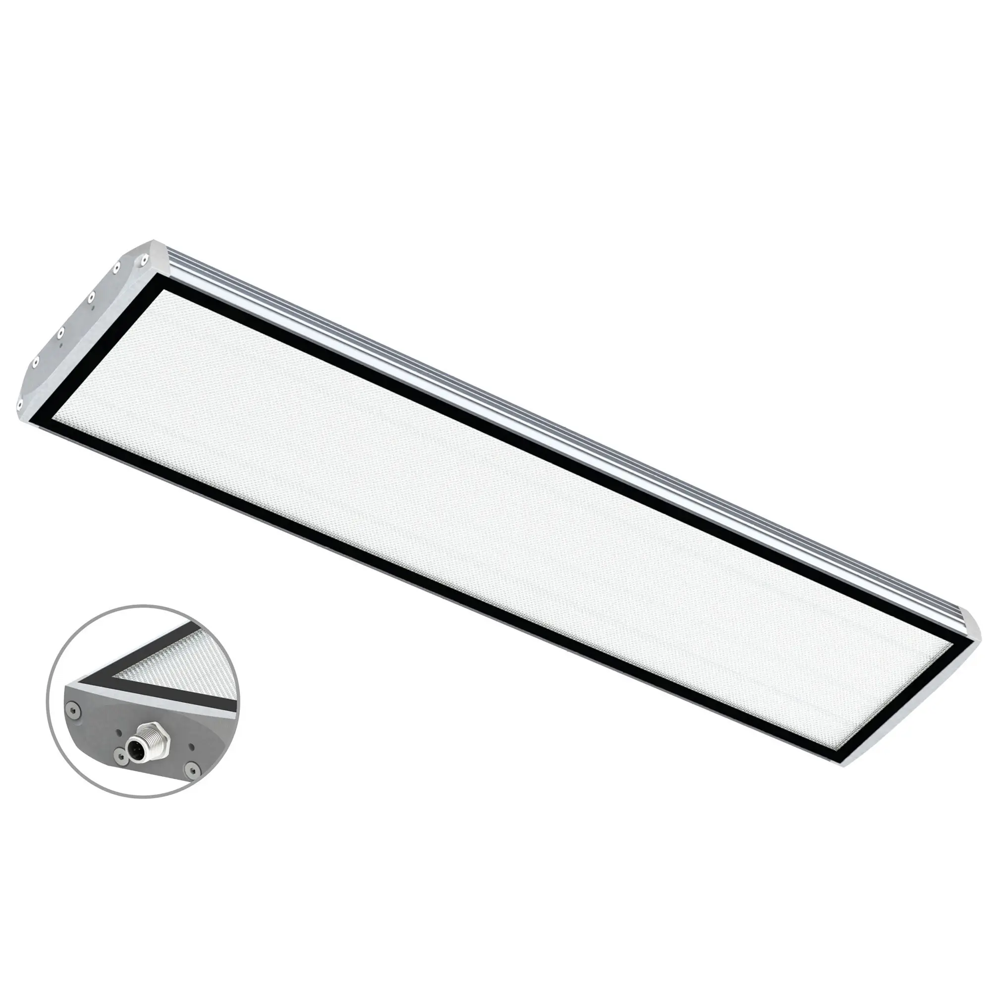 Produktfoto 1 von FIELDLED EVO Aufbau, M12-A stirnseitig, 702 x 150mm, 100°, ~86W, 24V DC
