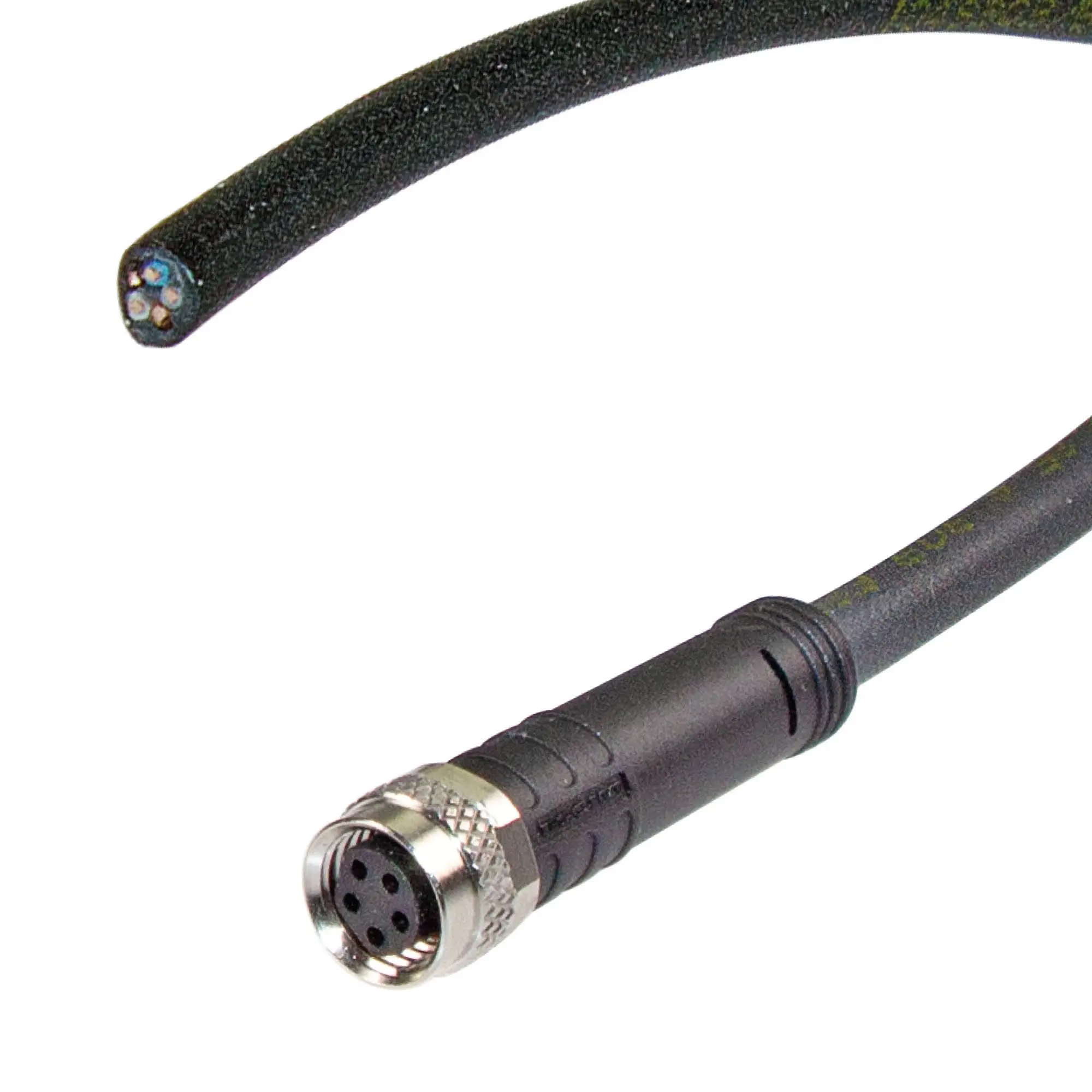 Produktfoto 1 von Sensor Kabel, 5m, PUR, M8 Sensorbuchse, 5-polig/offene Leitungsenden, 24V DC