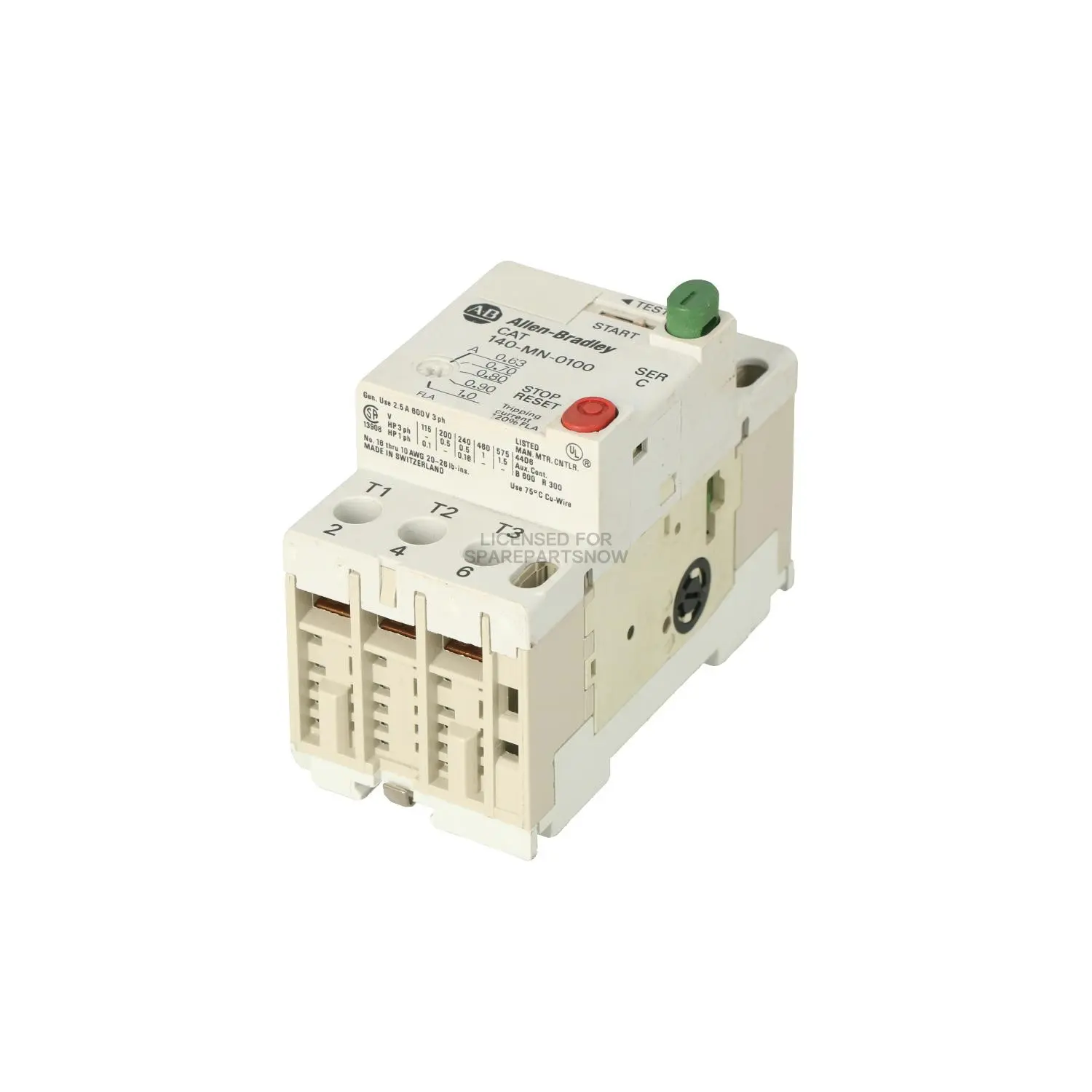 Produktfoto 1 von Allen-Bradley 140-MN-0100