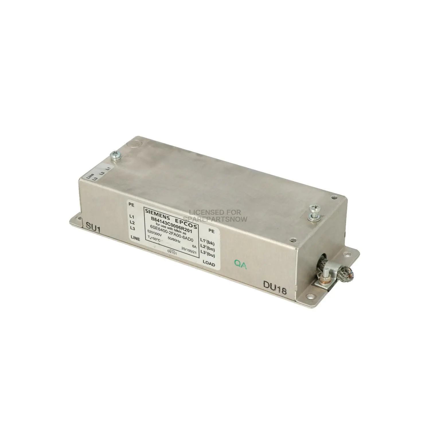 Produktfoto 1 von Siemens 6SE6400-2FA00-6AD0