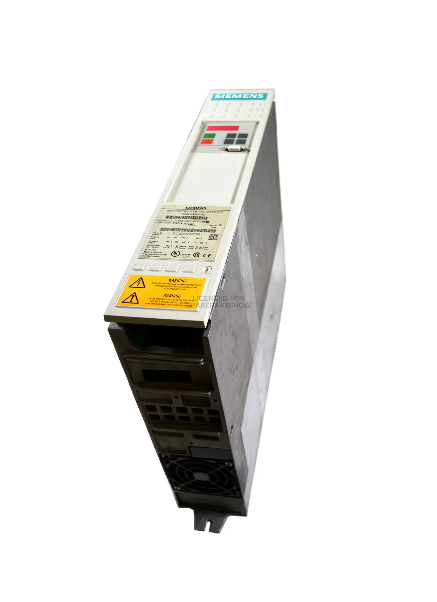 Produktfoto 1 von Siemens 6SE7021-0TA61-Z (Z=D99+K11)