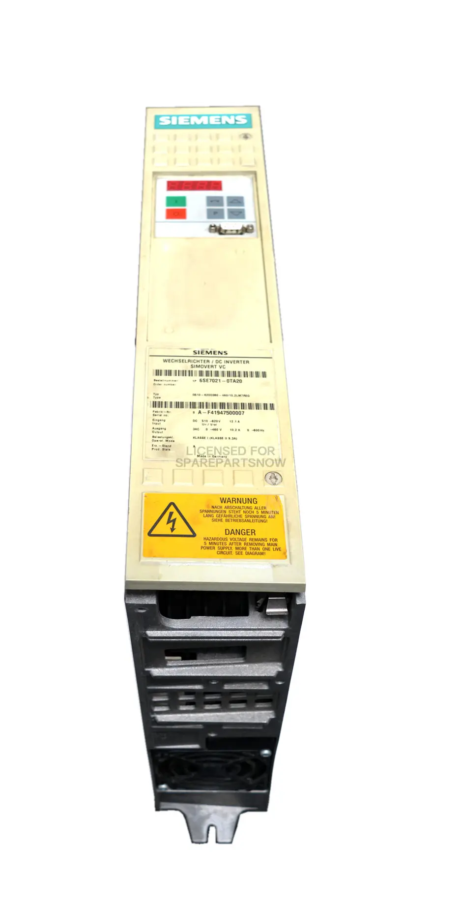 Produktfoto 1 von Siemens 6SE7021-0TA20
