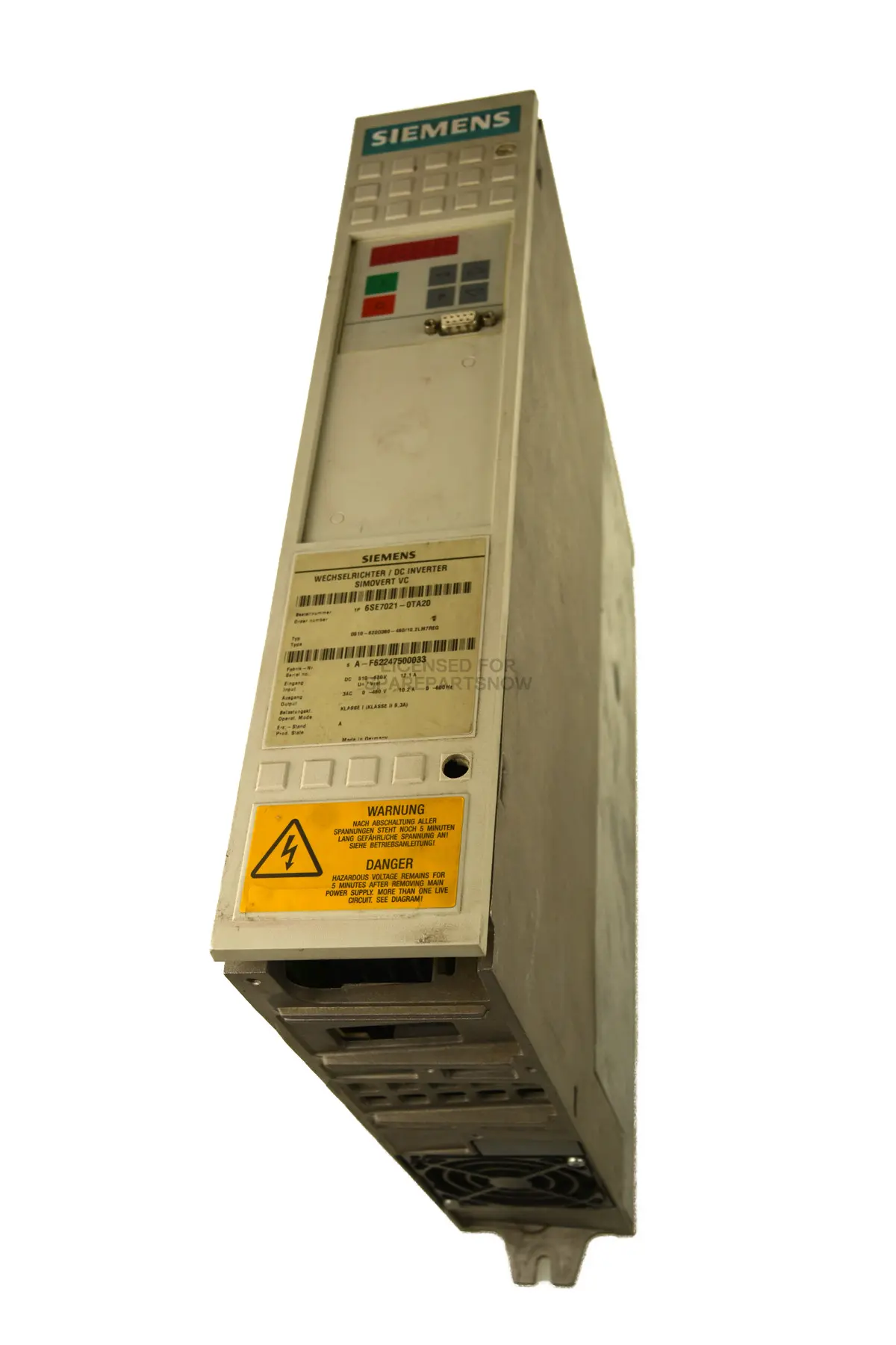 Produktfoto 1 von Siemens 6SE7021-0TA20 (without CU2)