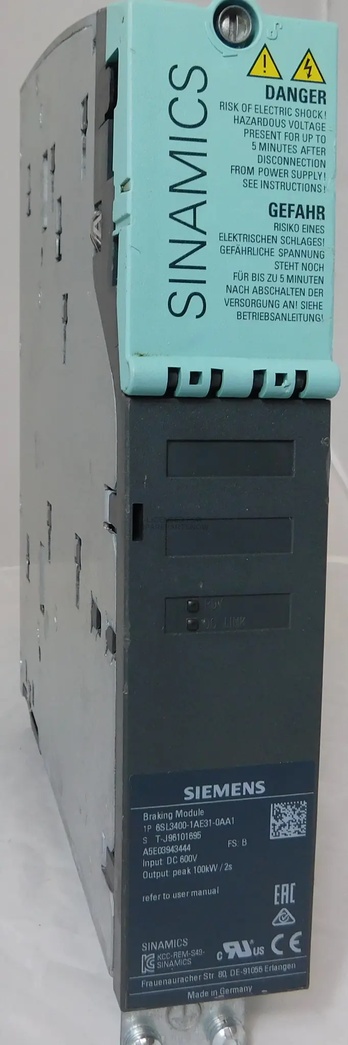 Produktfoto 1 von Siemens 6SL3400-1AE31-0AA1