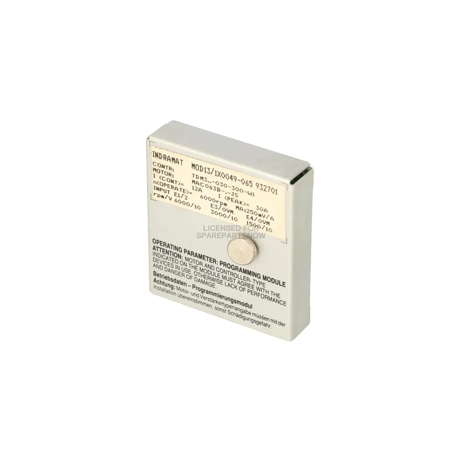 Produktfoto 1 von Indramat 932701