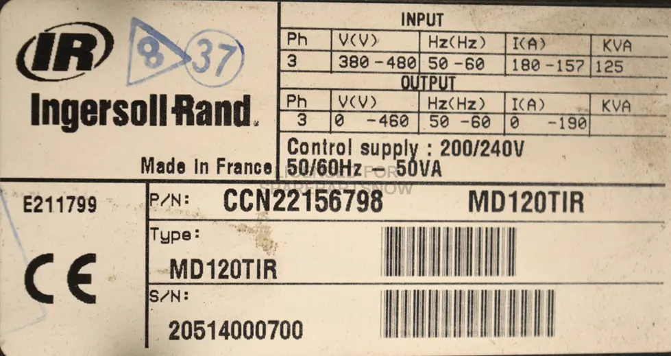 Produktfoto 1 von Ingersoll Rand CCN22156798