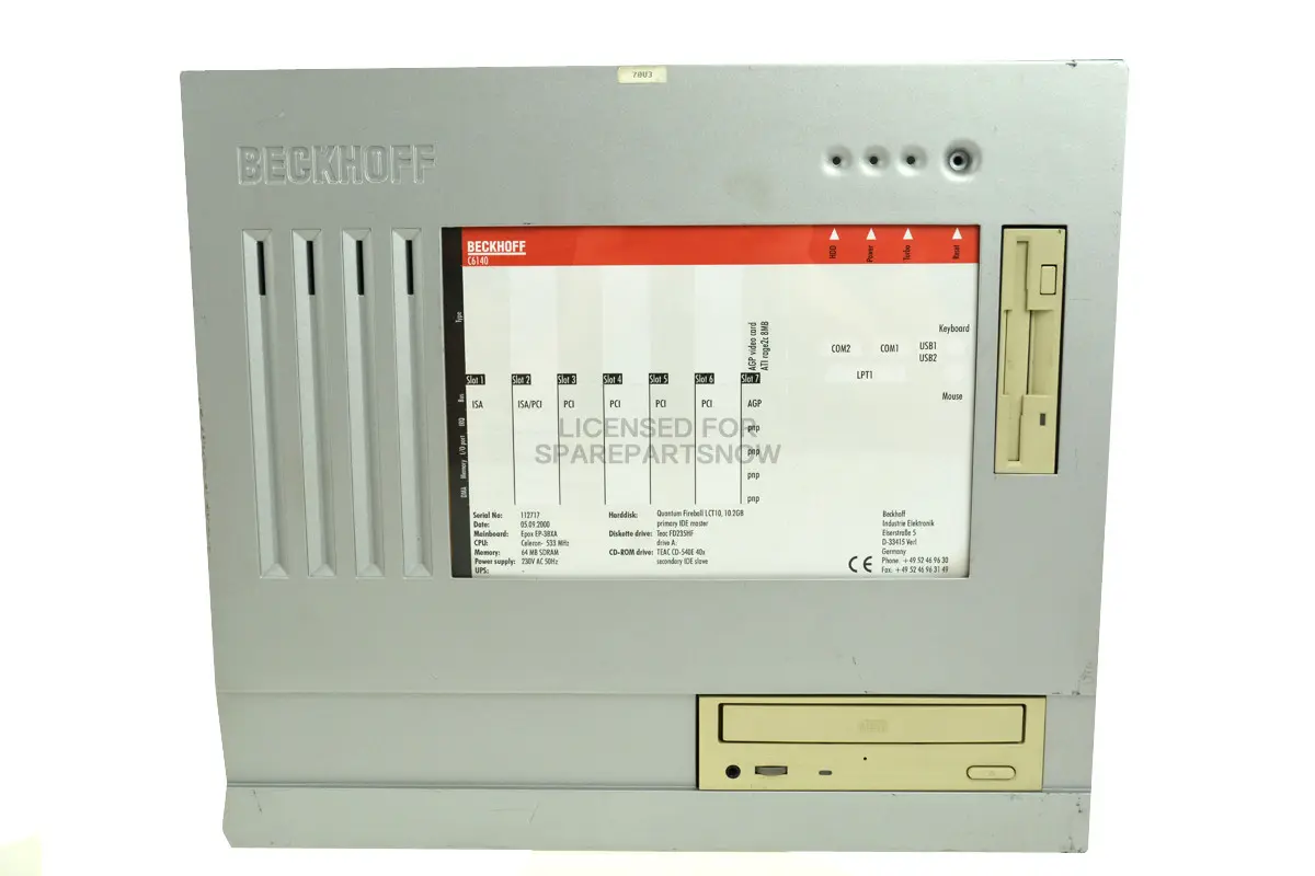 Produktfoto 1 von Beckhoff C6140