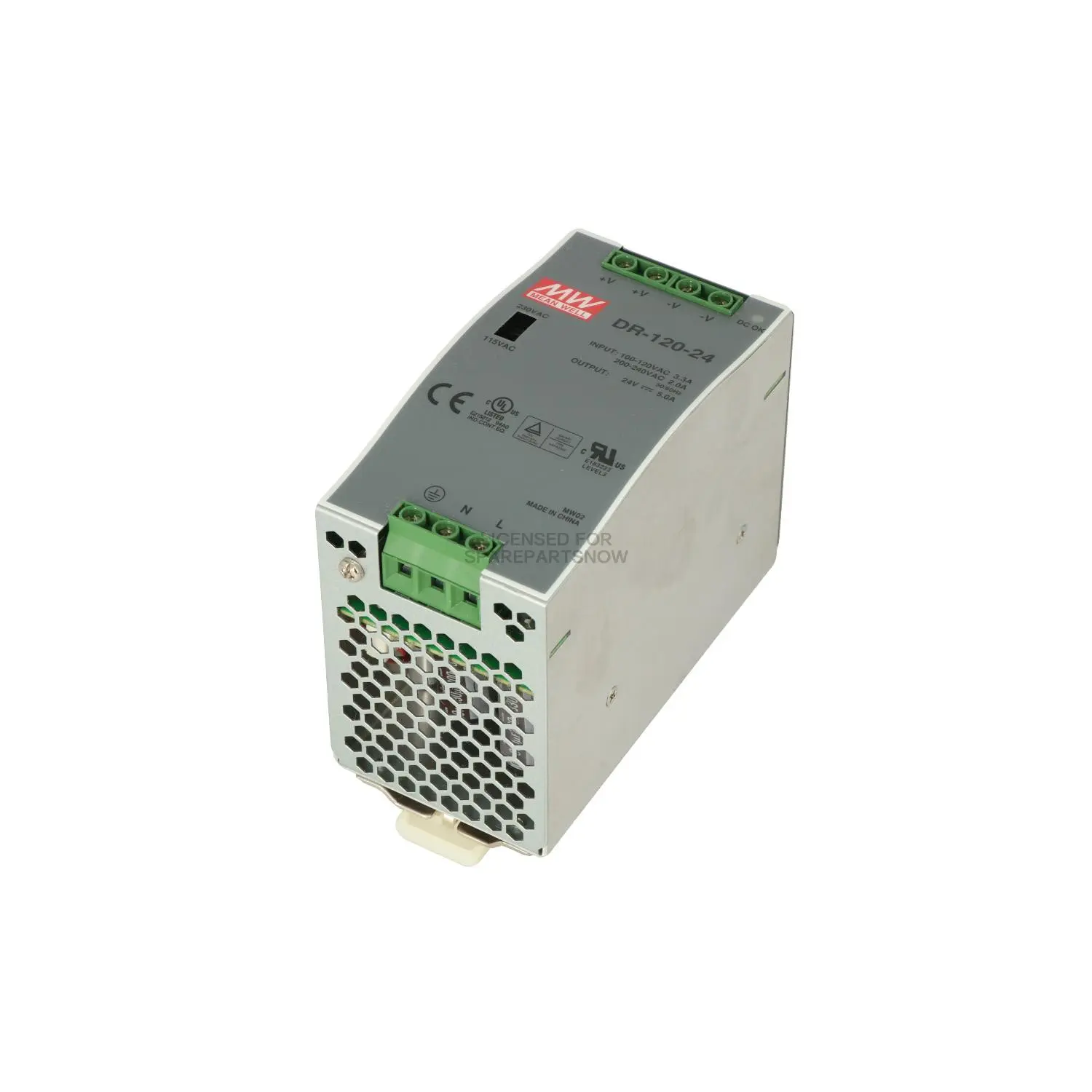 Produktfoto 1 von Mean Well DR-120-24