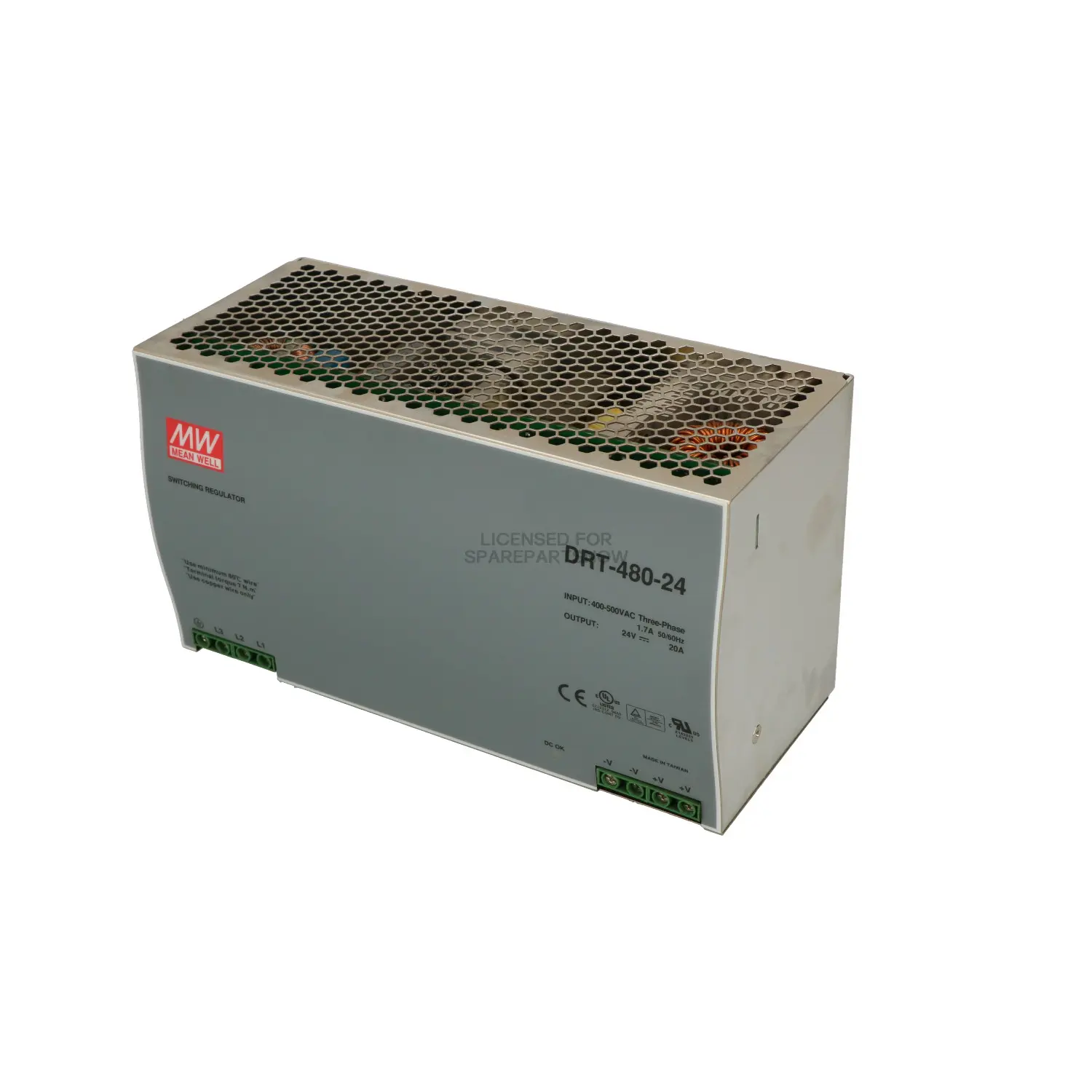 Produktfoto 1 von Mean Well DRT-480-24