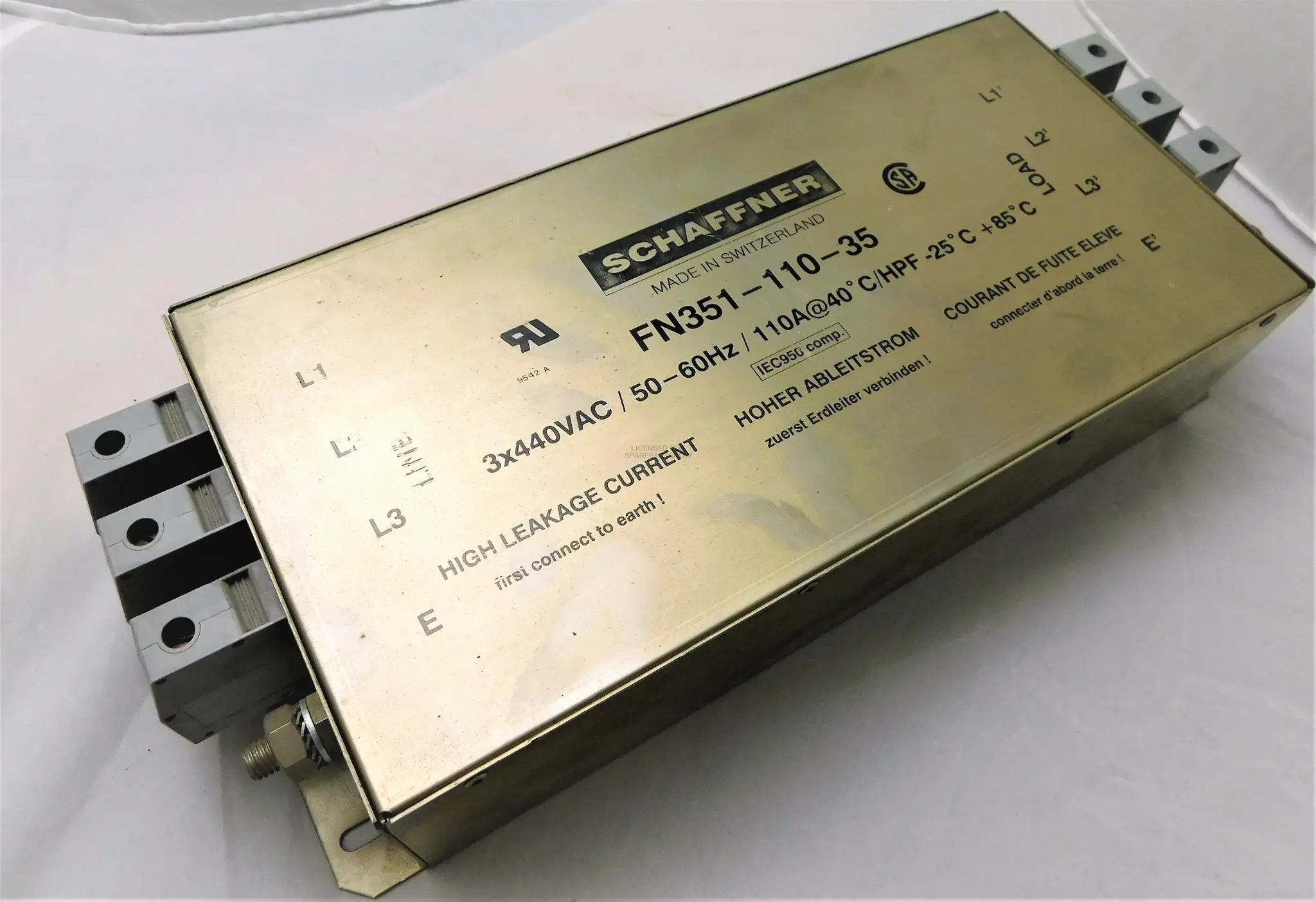 Produktfoto 1 von Schaffner FN351-110-35