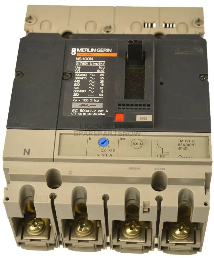 Produktfoto 1 von Merlin Gerin NS100N-TM63D