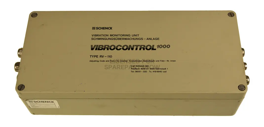 Produktfoto 1 von Schenck VC1000 RV-110