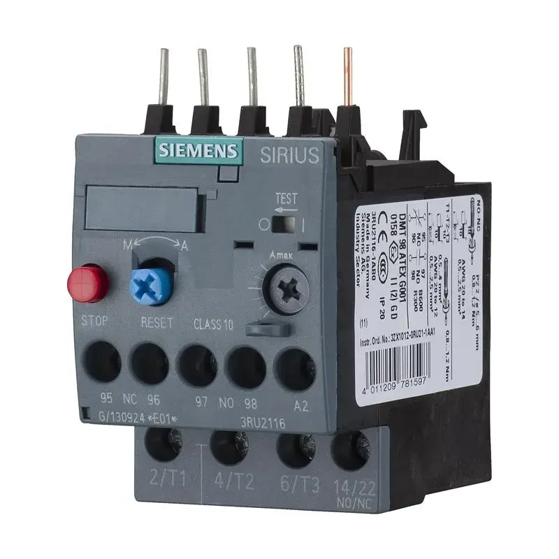 Produktfoto 1 von Überlastrelais Siemens SIRIUS 3RU2116-0JB0
