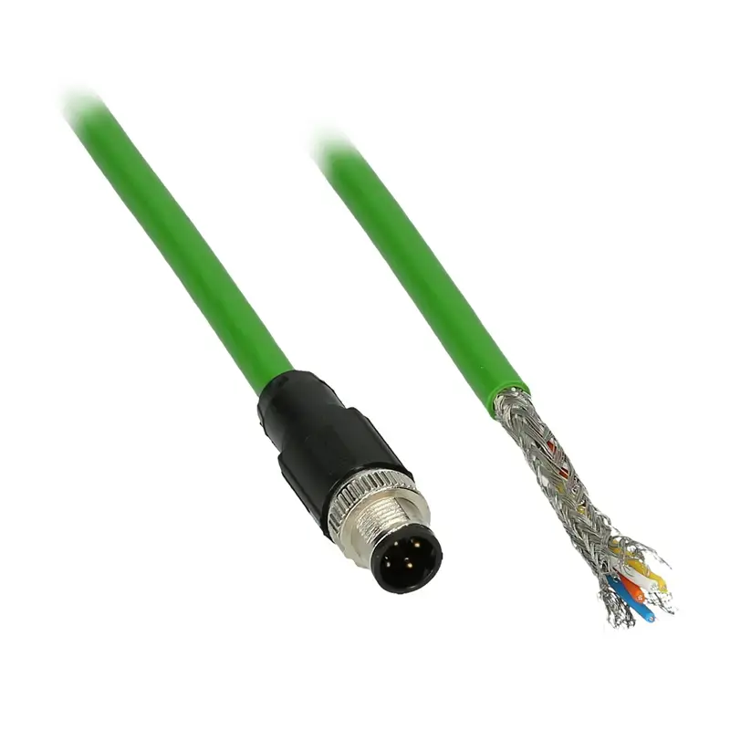 Produktfoto 1 von M12 Netzwerkkabel PHOENIX 1407496 - NBC-MSD/ 2,0-93B SCO
