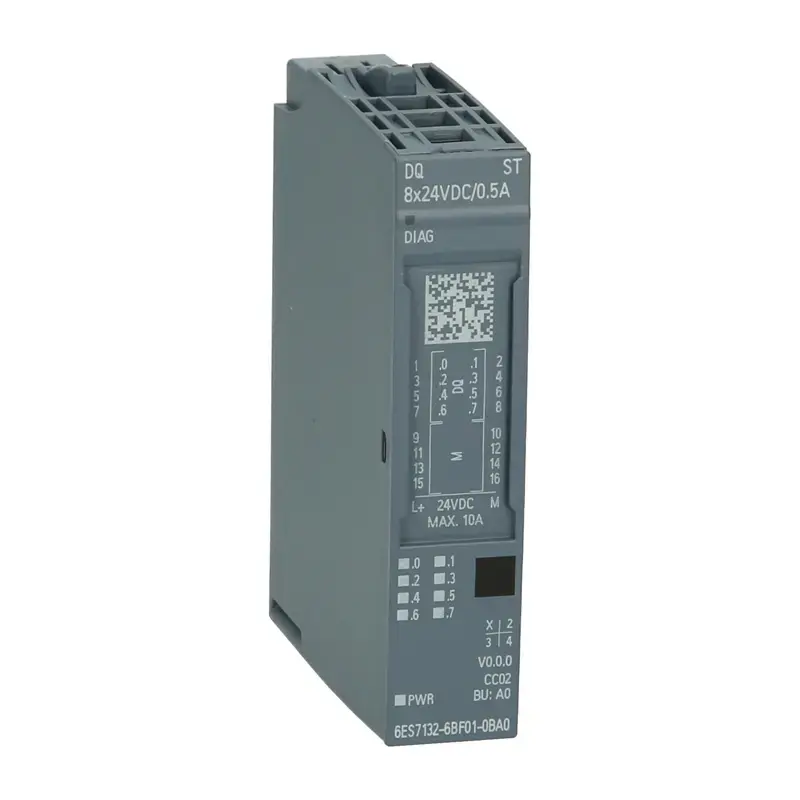 Produktfoto 1 von Siemens SIMATIC ET 200SP DQ 8x24VDC/0,5A ST - 6ES7132-6BF01-0BA0