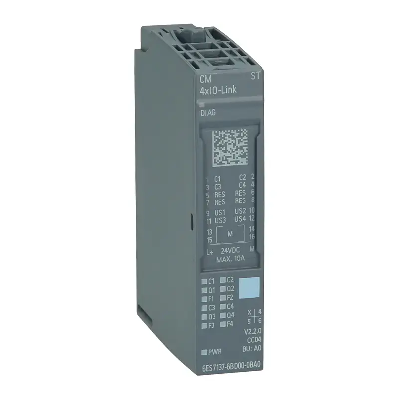Produktfoto 1 von Siemens SIMATIC ET 200SP CM 4xIO-Link ST - 6ES7137-6BD00-0BA0