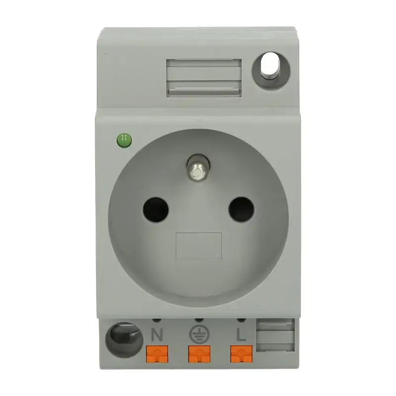 Produktfoto 1 von Schaltschranksteckdose PHOENIX 0804022 - EO-E/PT/SH/LED