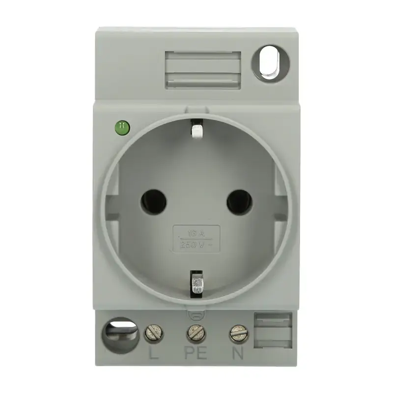 Produktfoto 1 von Schaltschranksteckdose PHOENIX 0804026 - EO-CF/UT/LED