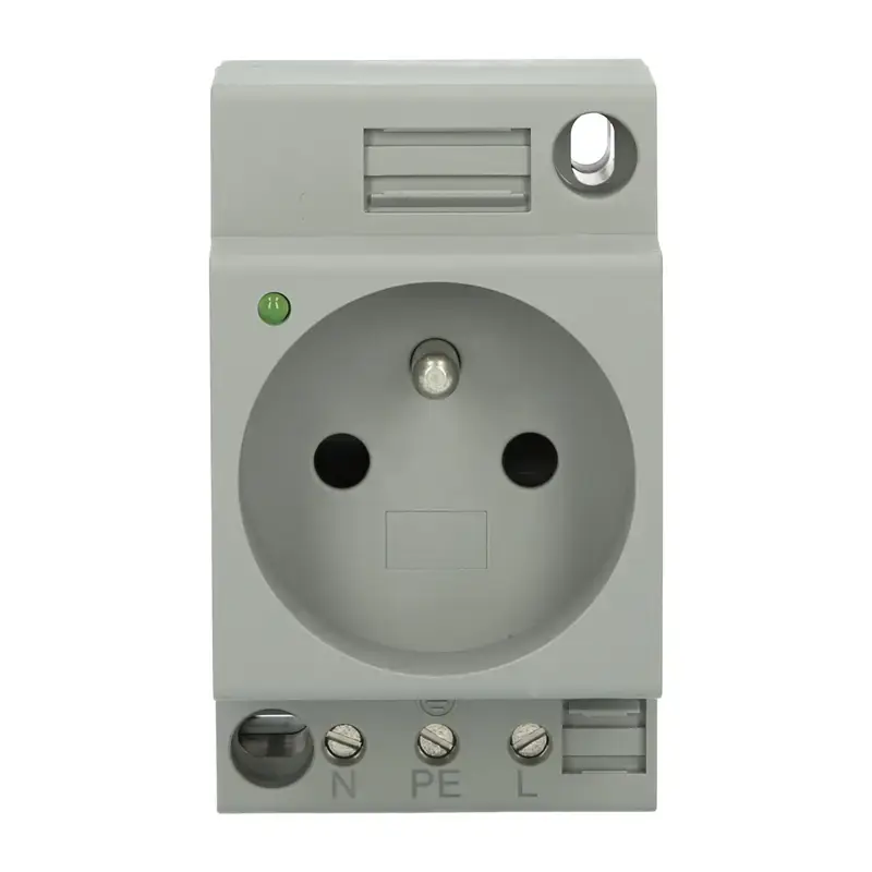 Produktfoto 1 von Schaltschranksteckdose PHOENIX 0804018 - EO-E/UT/SH/LED