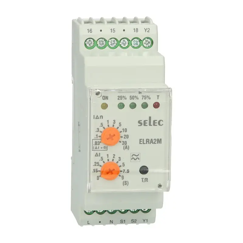 Produktfoto 1 von Erdschlussüberwachungsrelais Selec ELRA2M2-1-230V-CE