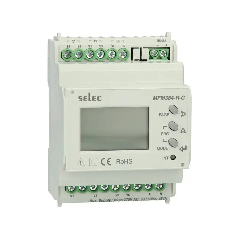 Produktfoto 1 von Multifunktionsmessgerät Selec MFM384-R-C-CE