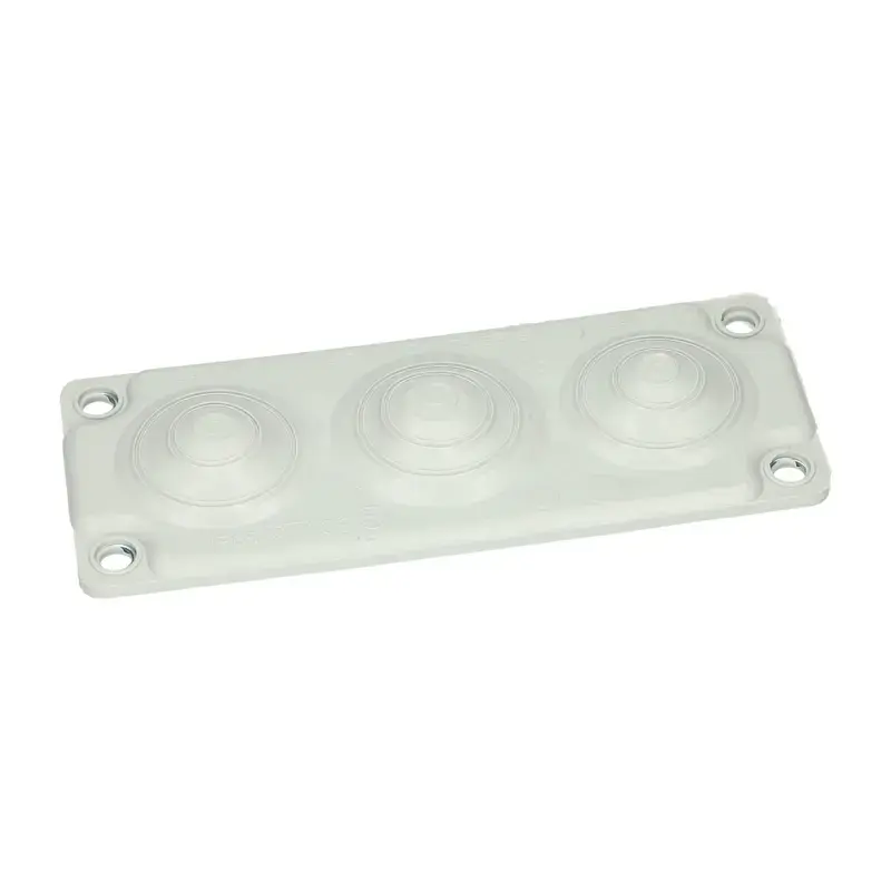 Produktfoto 1 von Kabeldurchführungsplatte Trelleborg 100234 - MC 3 LIGHT GREY RAL 7035
