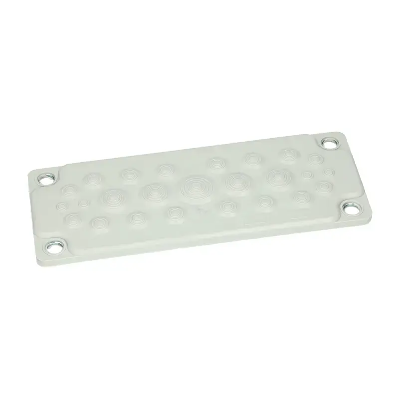 Produktfoto 1 von Kabeldurchführungsplatte Trelleborg 100238 - MC 25 LIGHT GREY RAL 7035