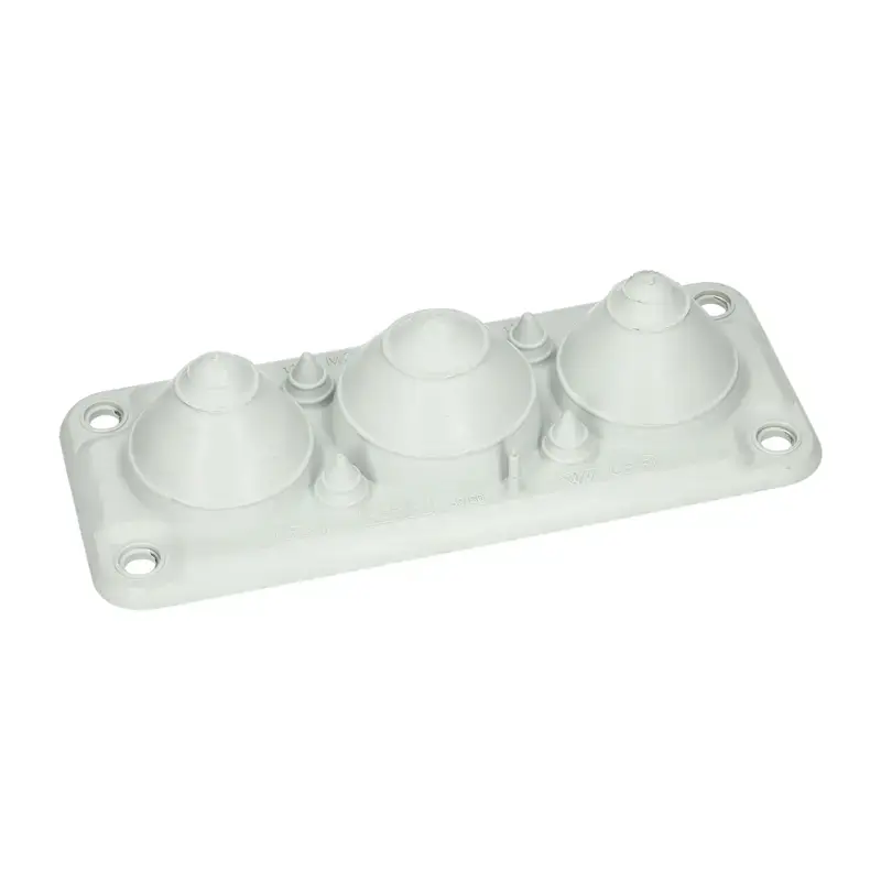Kabeldurchführungsplatte Trelleborg 105041 - MC 3/7 LIGHT GREY RAL 7035