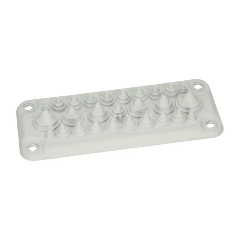 Produktfoto 1 von Kabeldurchführungsplatte Trelleborg 105042 - MC 25/27 LIGHT GREY RAL 7035