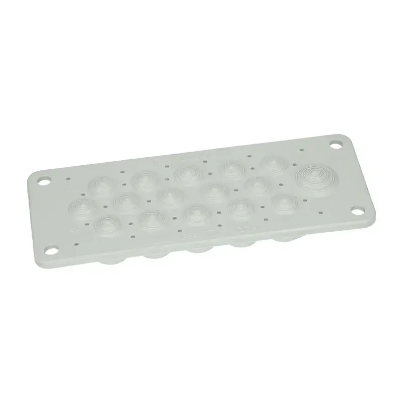Kabeldurchführungsplatte Trelleborg 100084 - MC 16 LIGHT GREY RAL 7035